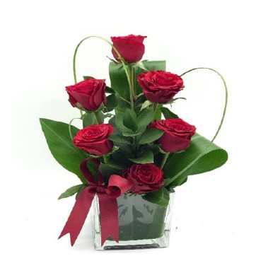 Rose Vase Arrangement