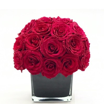 Red Rose Vase Arrangement