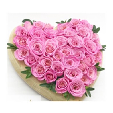 Pink Rose Vase Arrangement